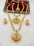 Traditional Design Jewellery Combo Set w/ Long Necklace & Earrings